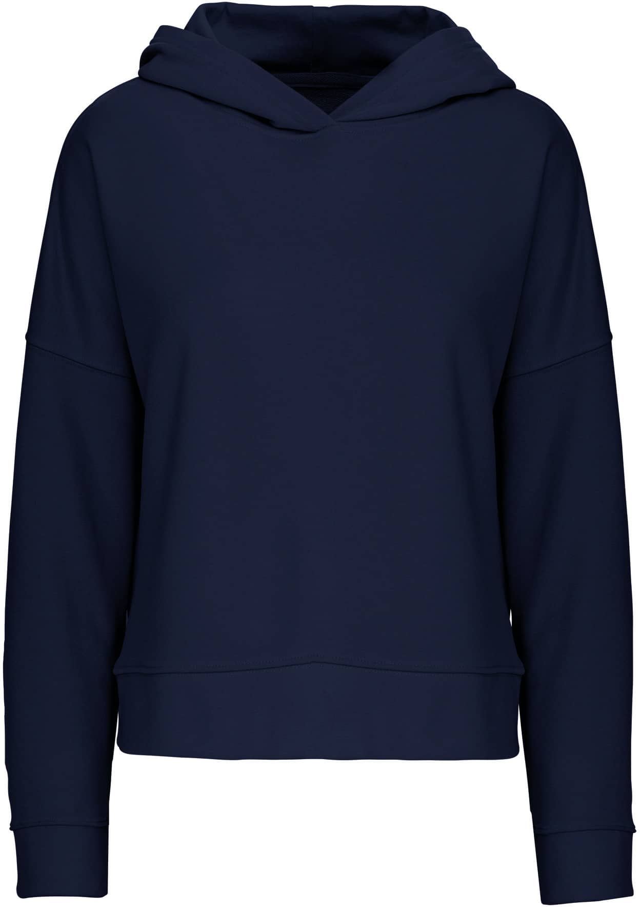 Bio-Damen-Sweatshirt Lounge mit Kapuze