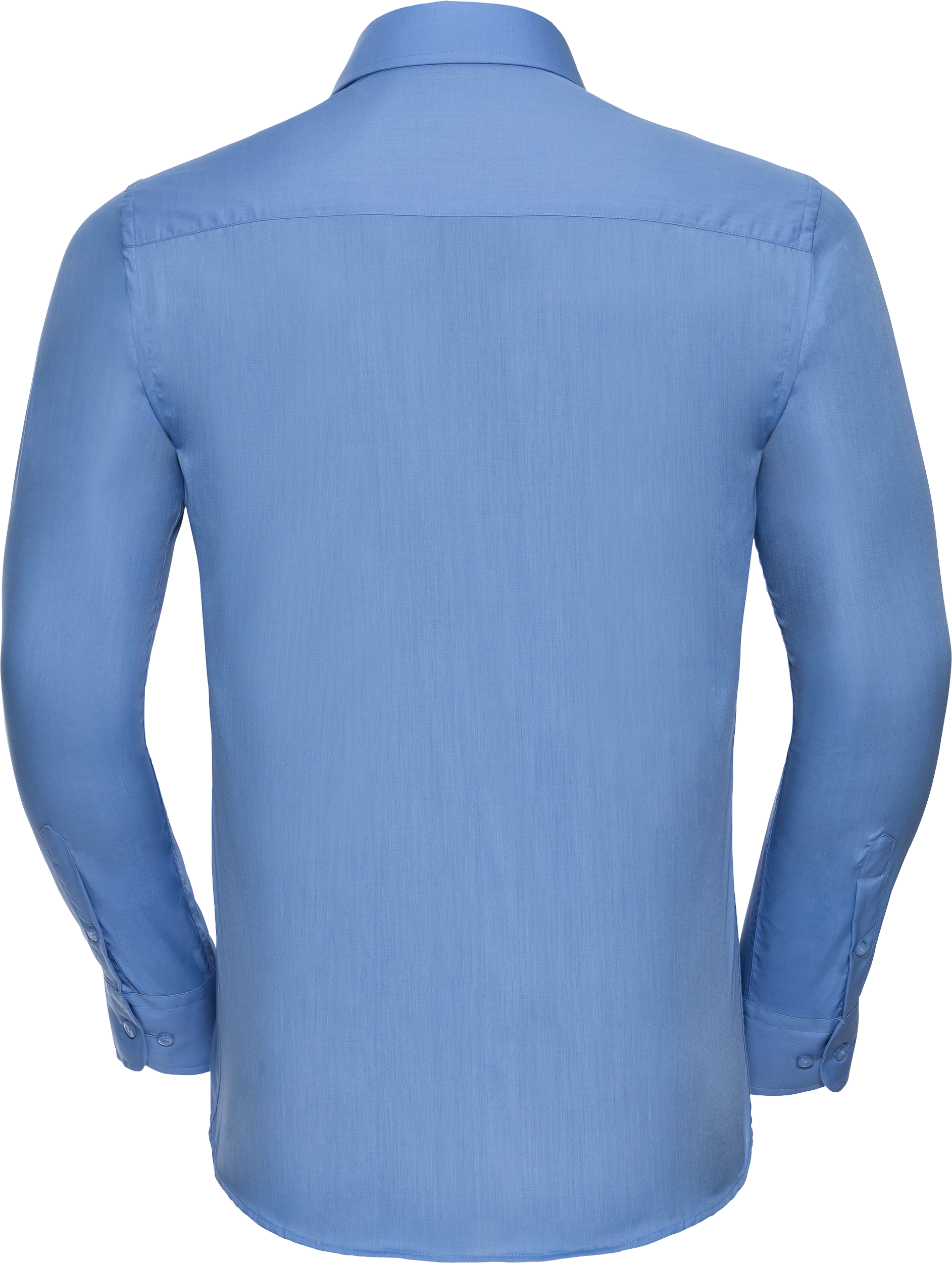Men's Long Sleeve Tailored Polycotton Poplin Shirt