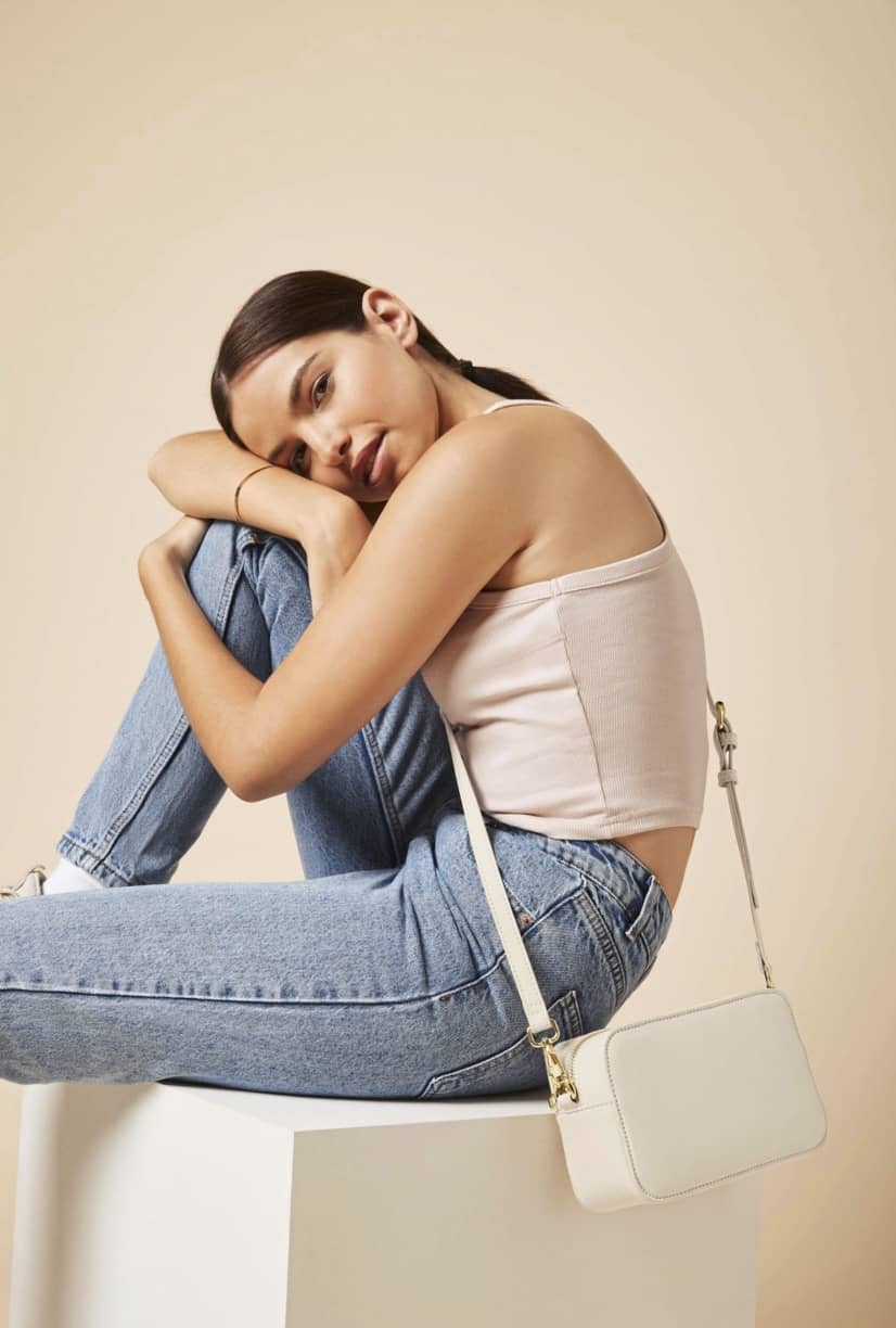 Boutique Structured Cross Body Bag
