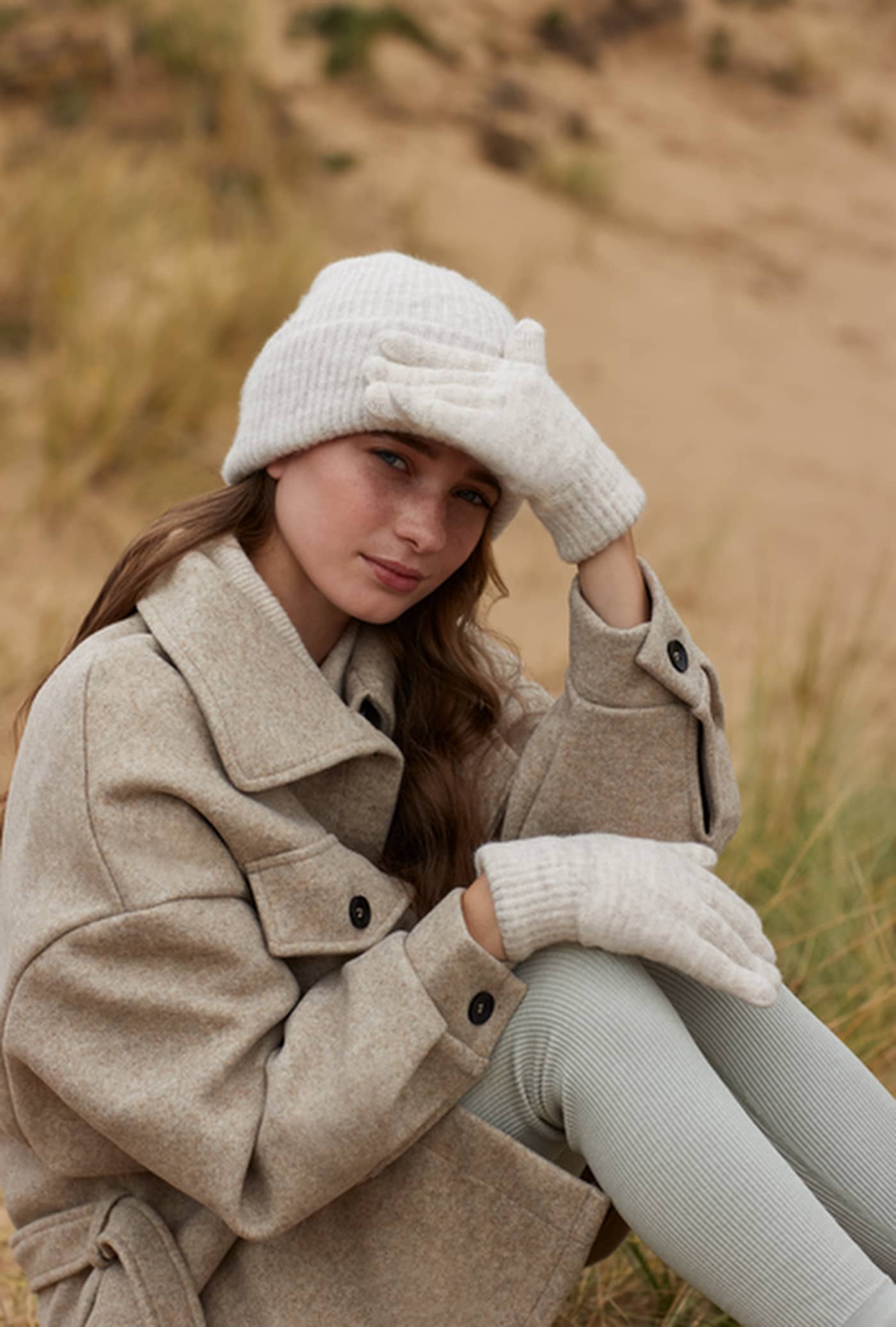Cosy Ribbed Cuff Gloves