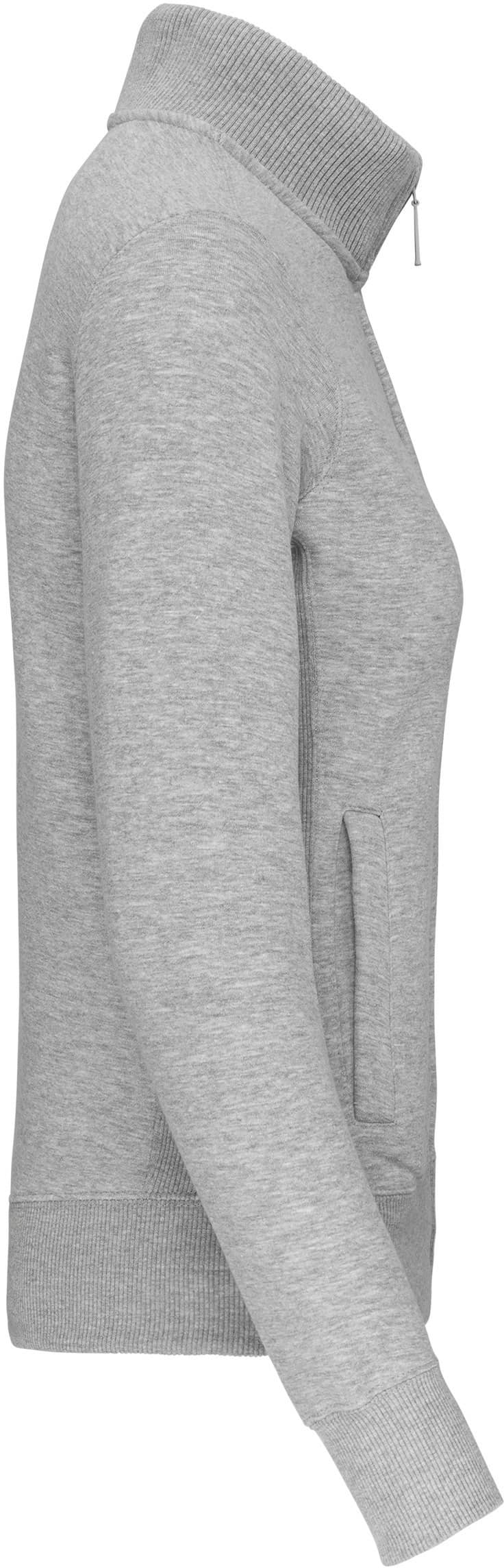 Damen Fleece-Sweater mit Zip