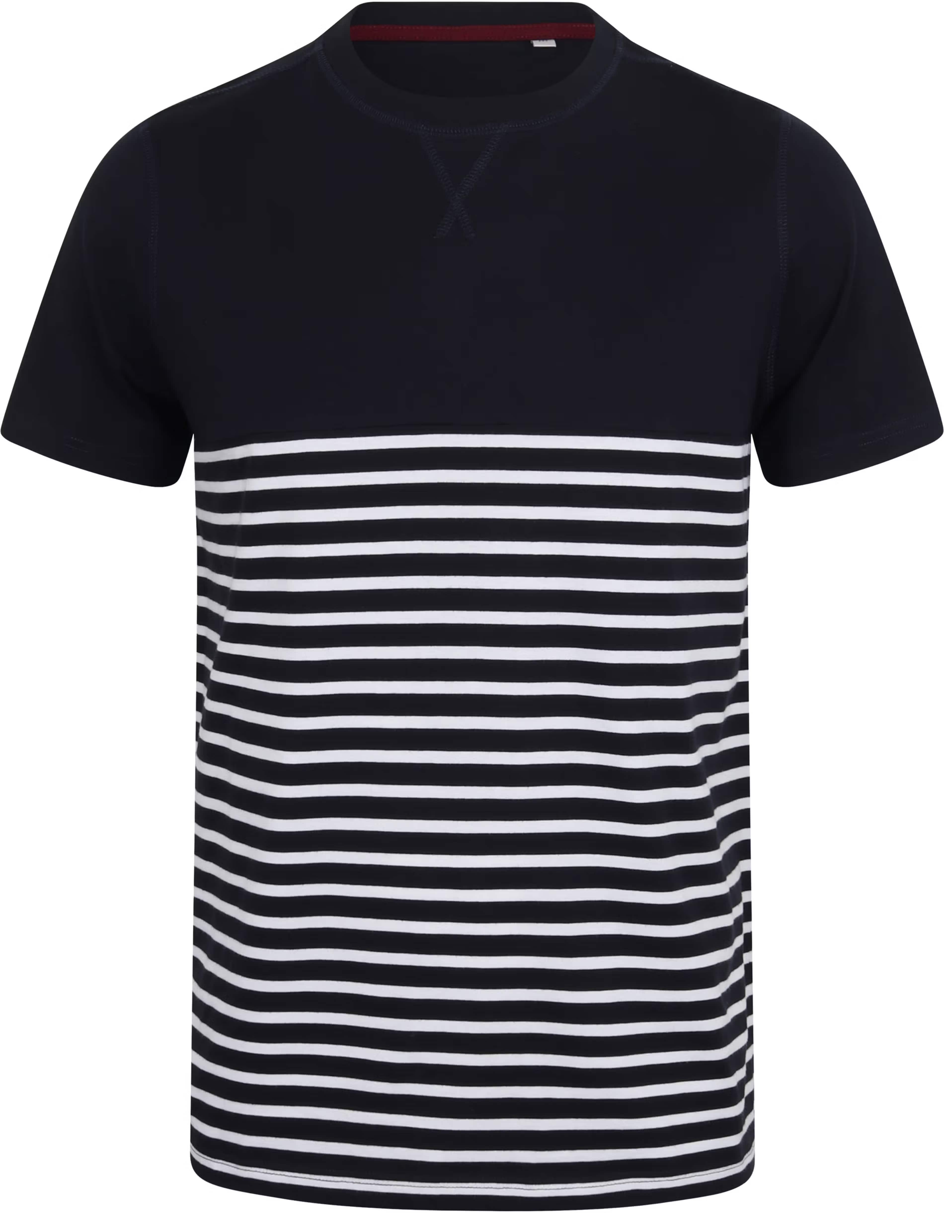 Breton T-shirt, kurzärmelig