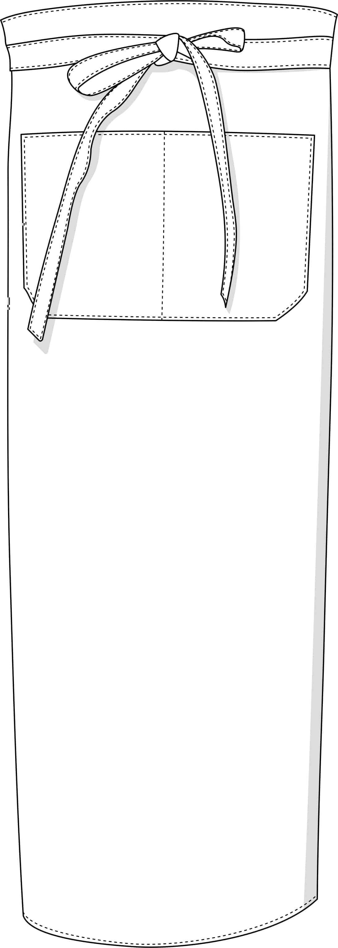 Bistro Apron XL With Front Pocket