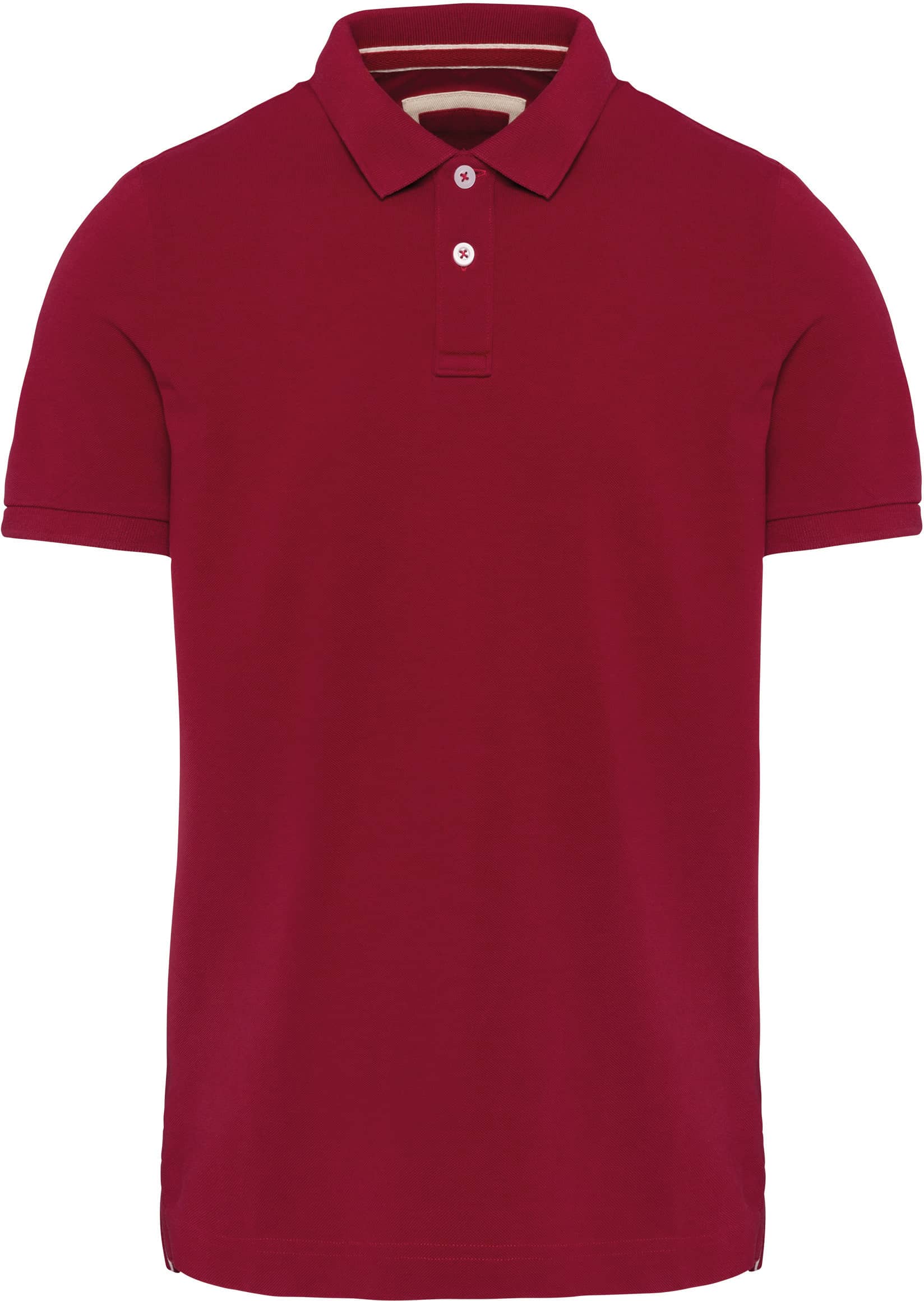 Kurzarm-Polohemd für Herren im Vintage-Stil
