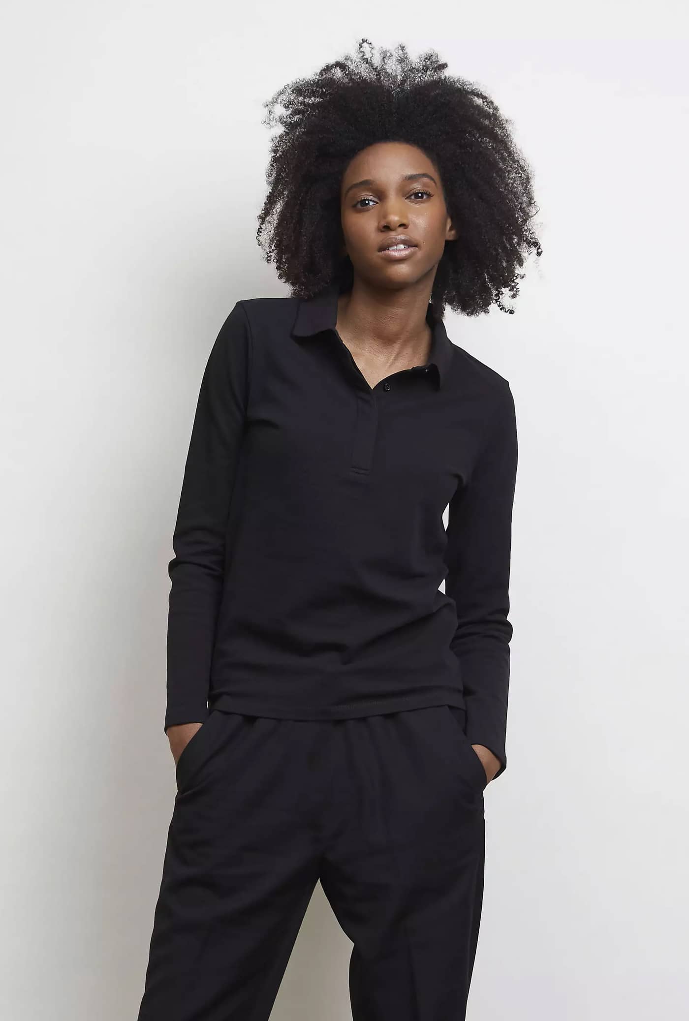 Women´s Long Sleeve Polo Shirt Owen