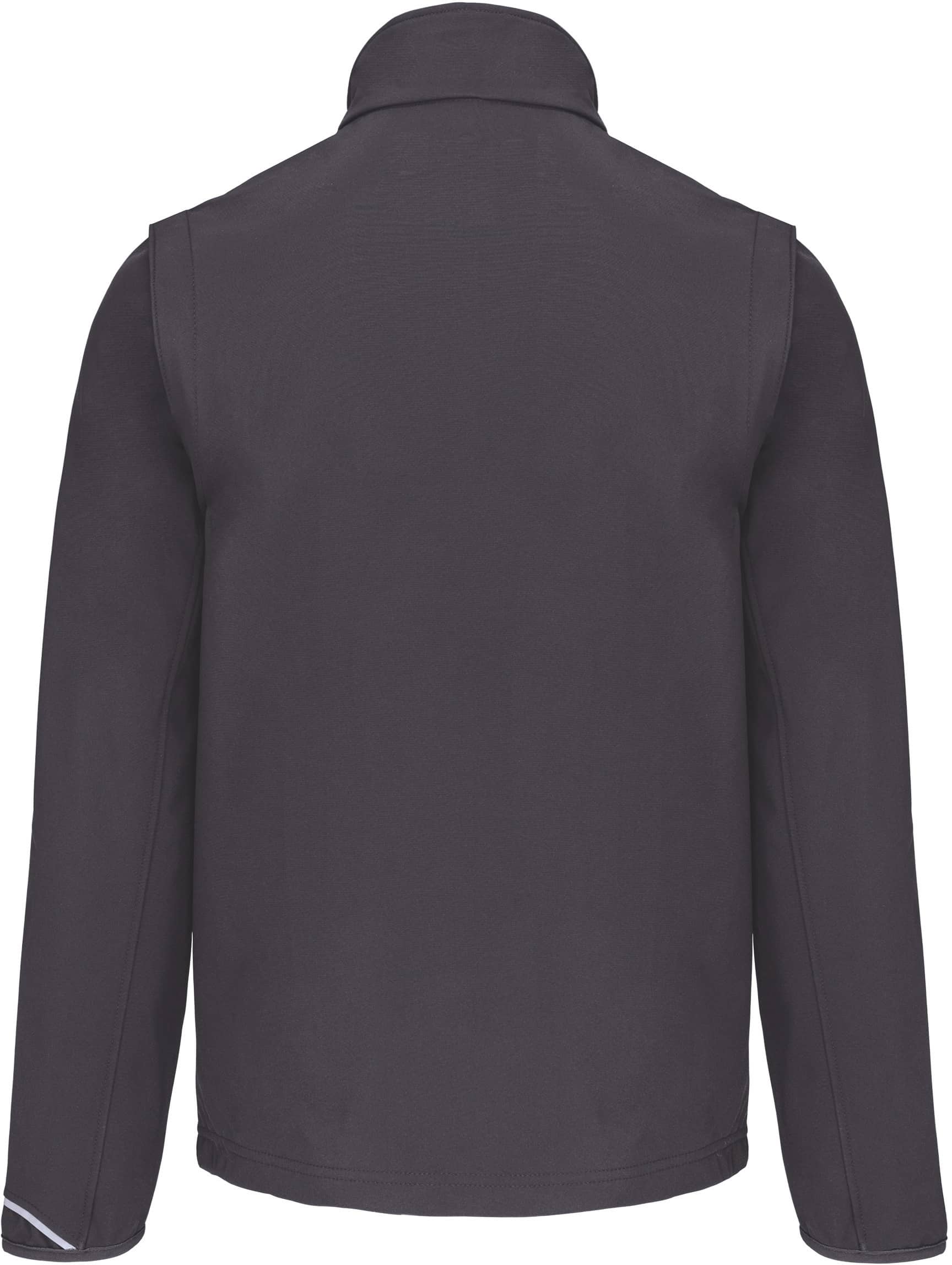 Softshelljacke mit abnehmbaren Ärmeln
