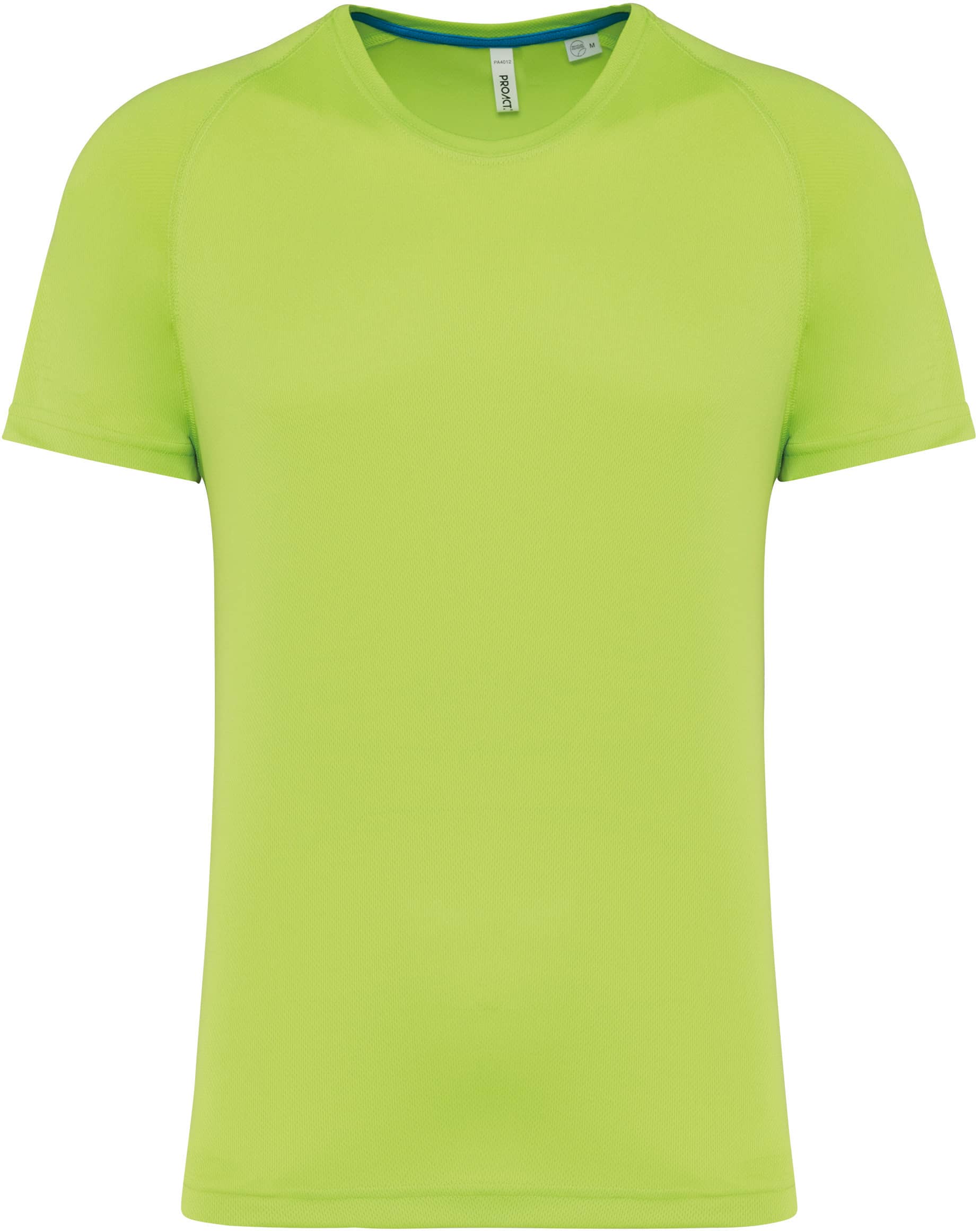 Herren-Sportshirt aus Recyclingmaterial mit Rundhalsausschnitt