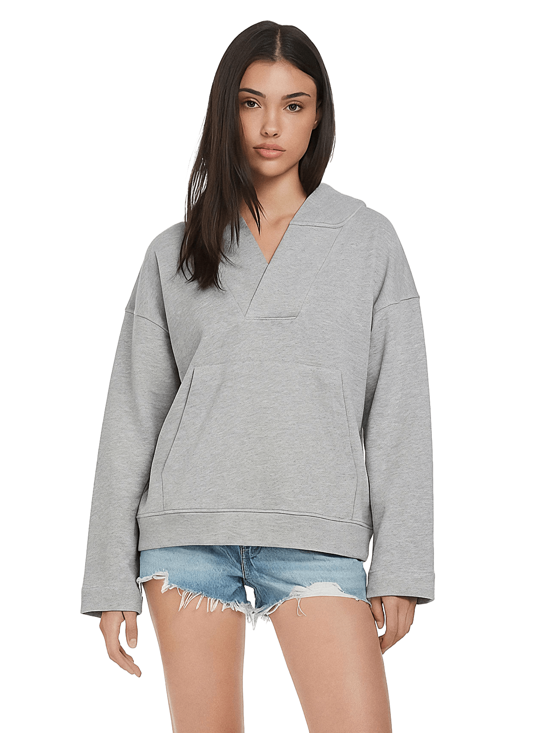 Women's V-Neck Hoodie