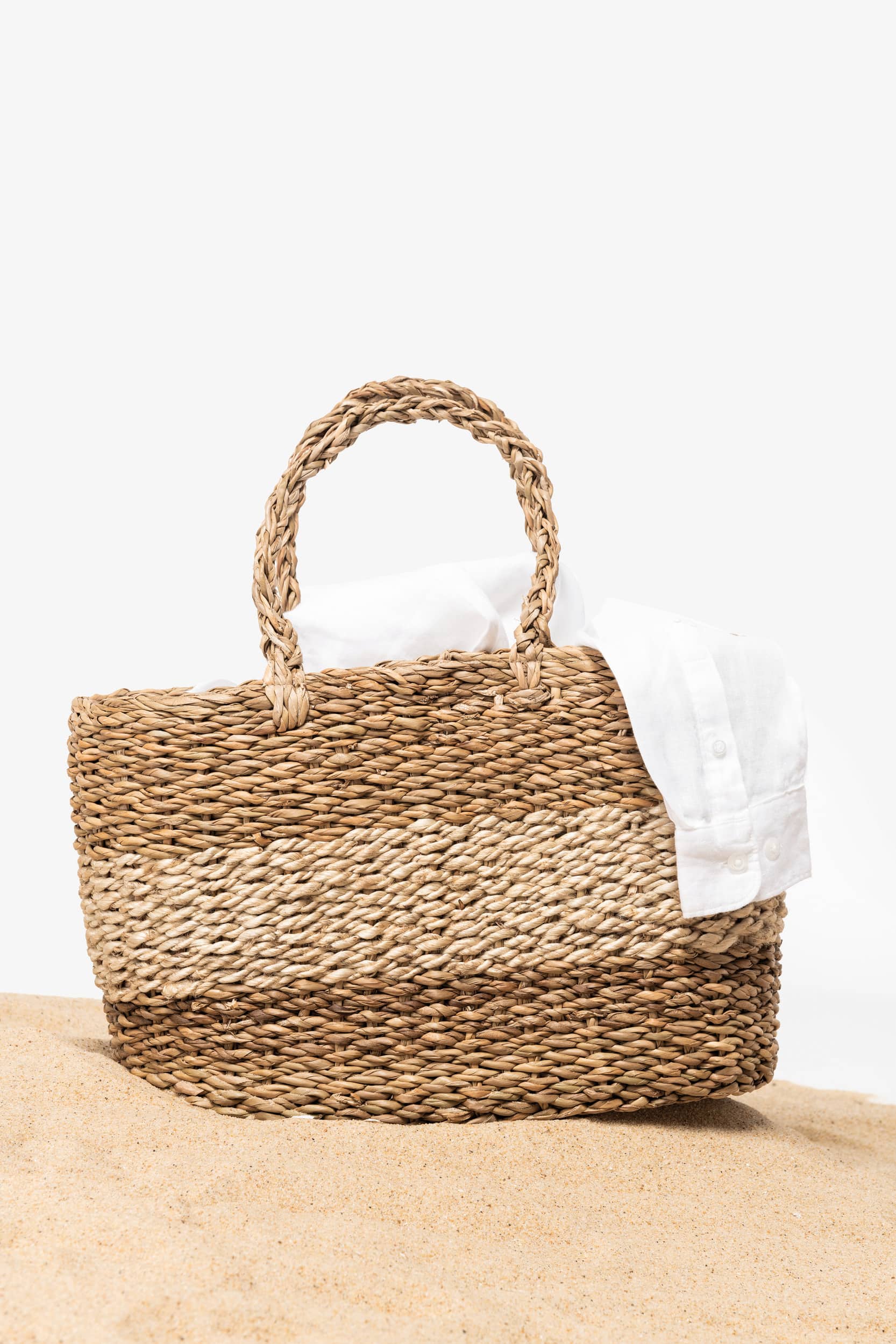 Jutetasche aus Seegras