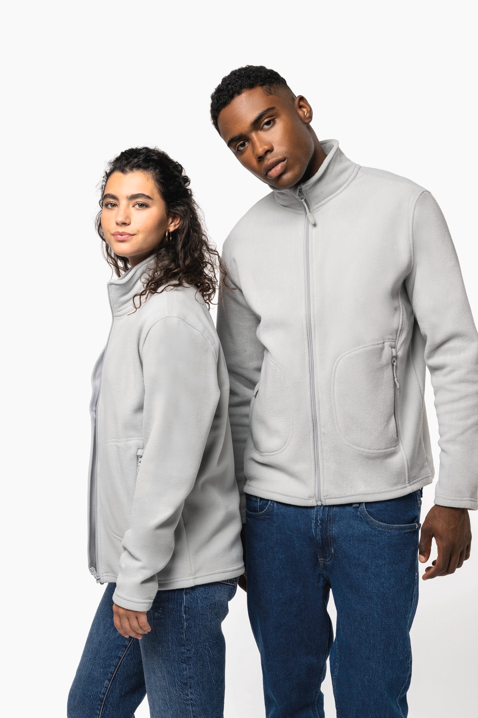Umweltfreundliche Unisex-Fleecejacke