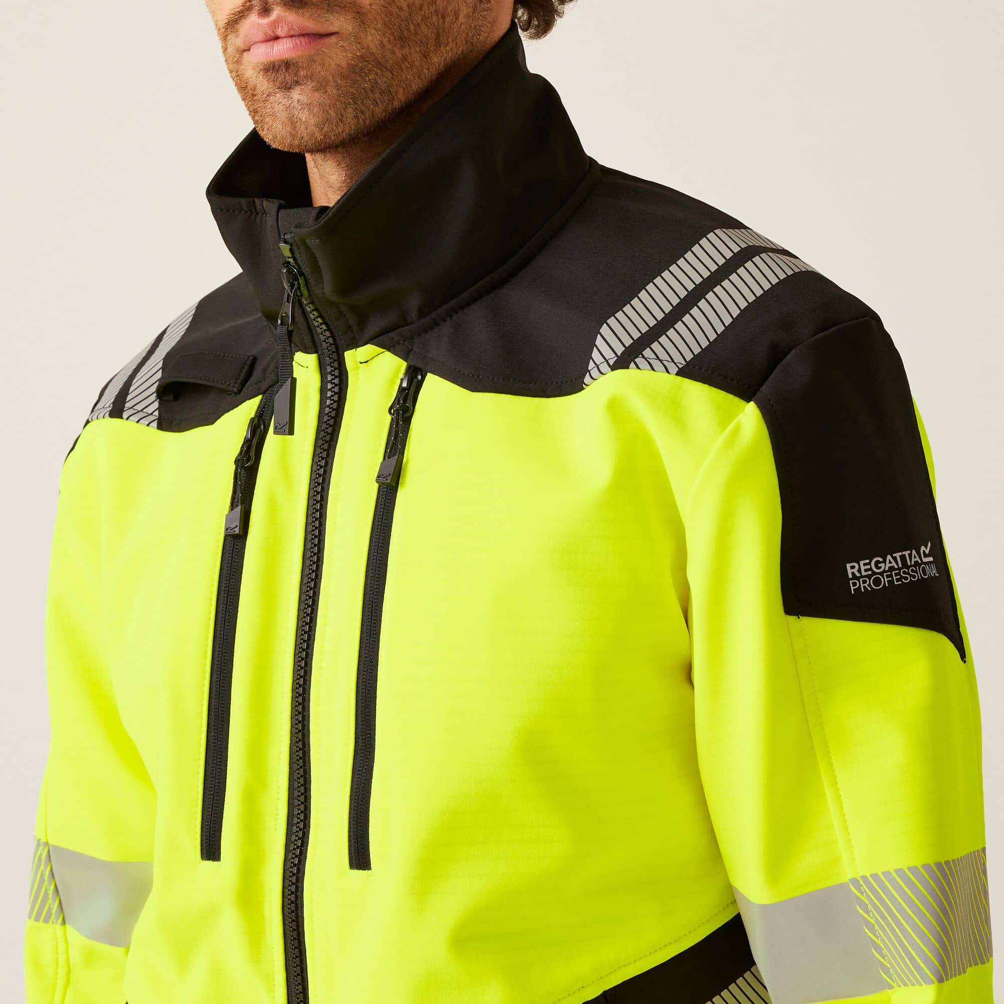 Hi-Vis X-Pro 3 Layer Softshell Jacket (Class 2)