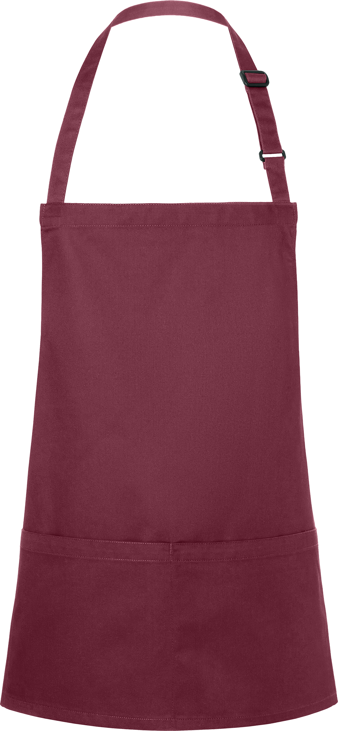Kurze Latzschürze Basic mit Schnalle und Tasche