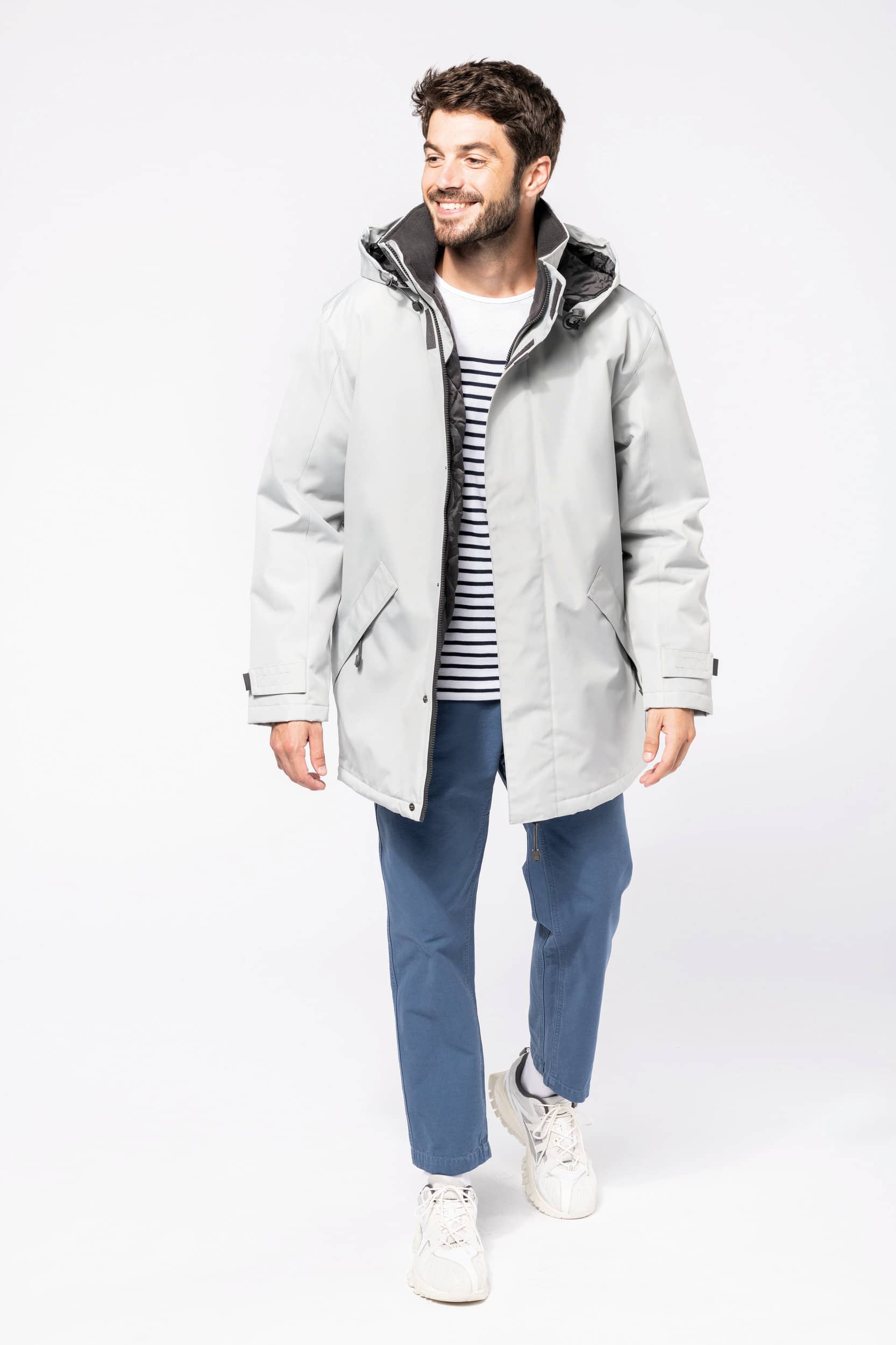 Parka wattiert und mit Steppfutter
