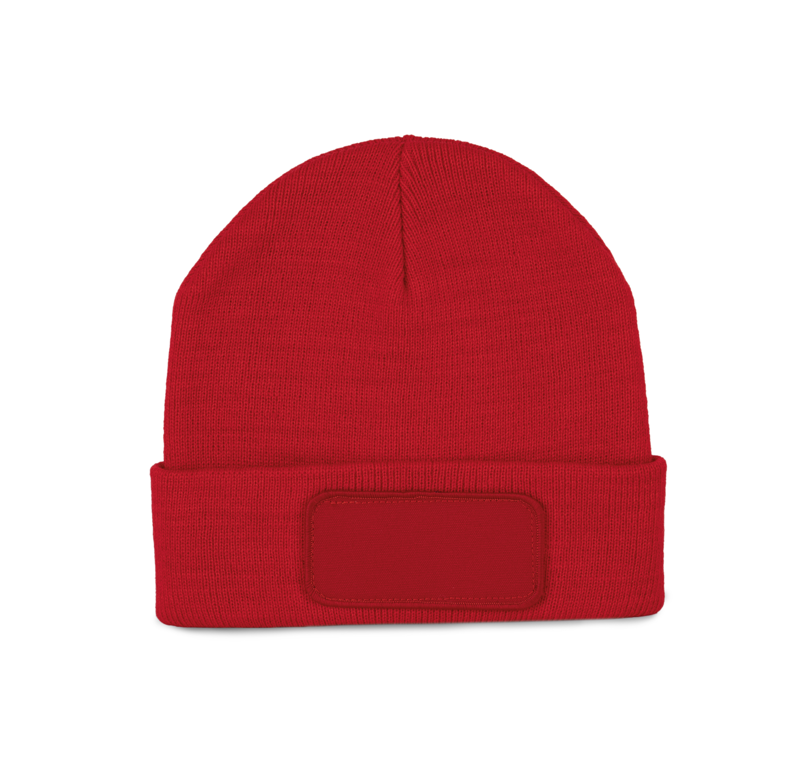 Recycelte Mütze mit Patch