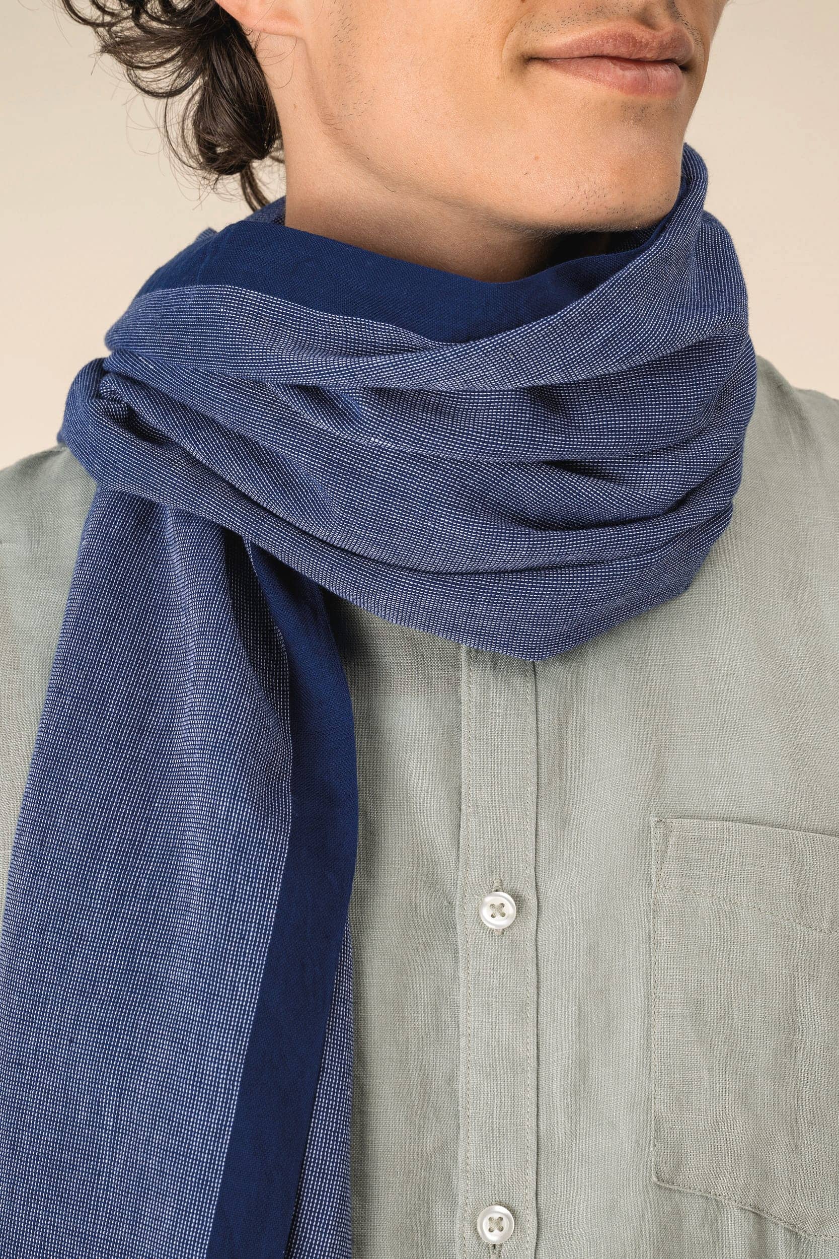 Unisex Chambray-Schal