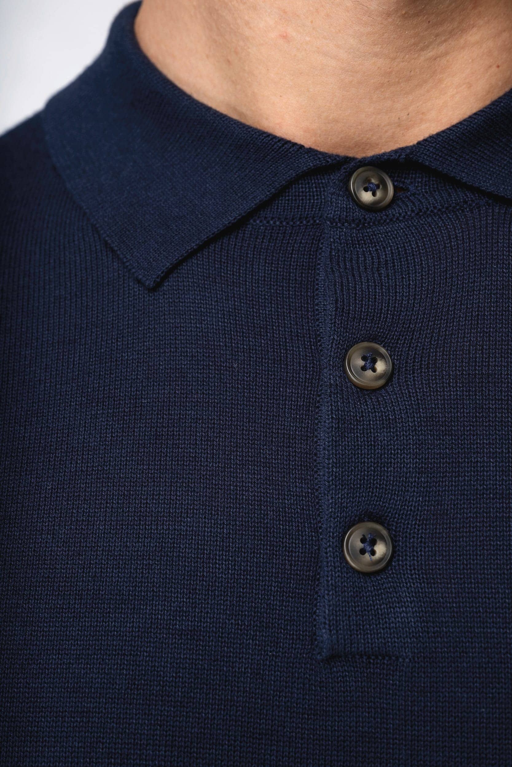 Umweltfreundliches Herren-Polohemd aus Strick