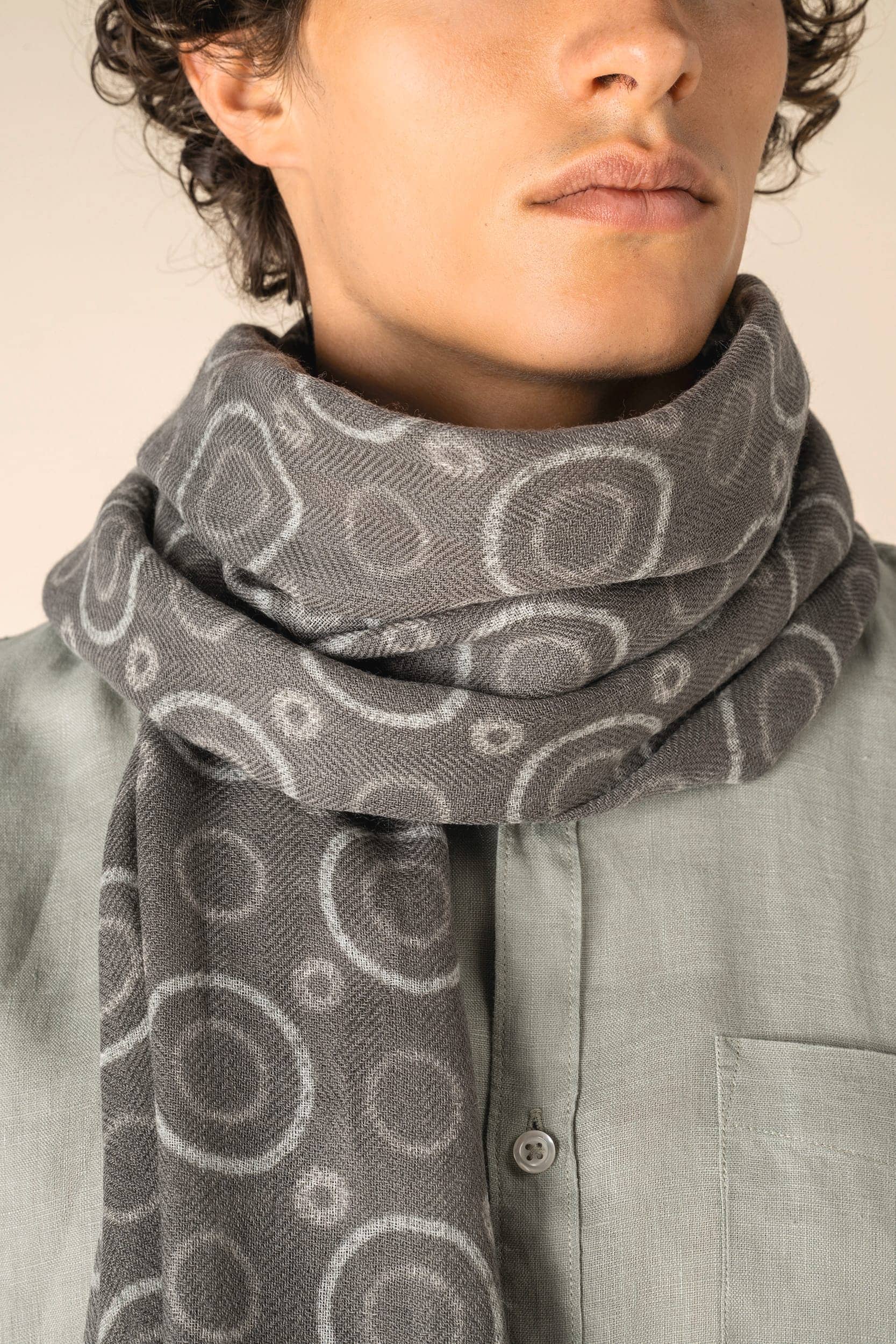 Unisex-Schal aus Wolle