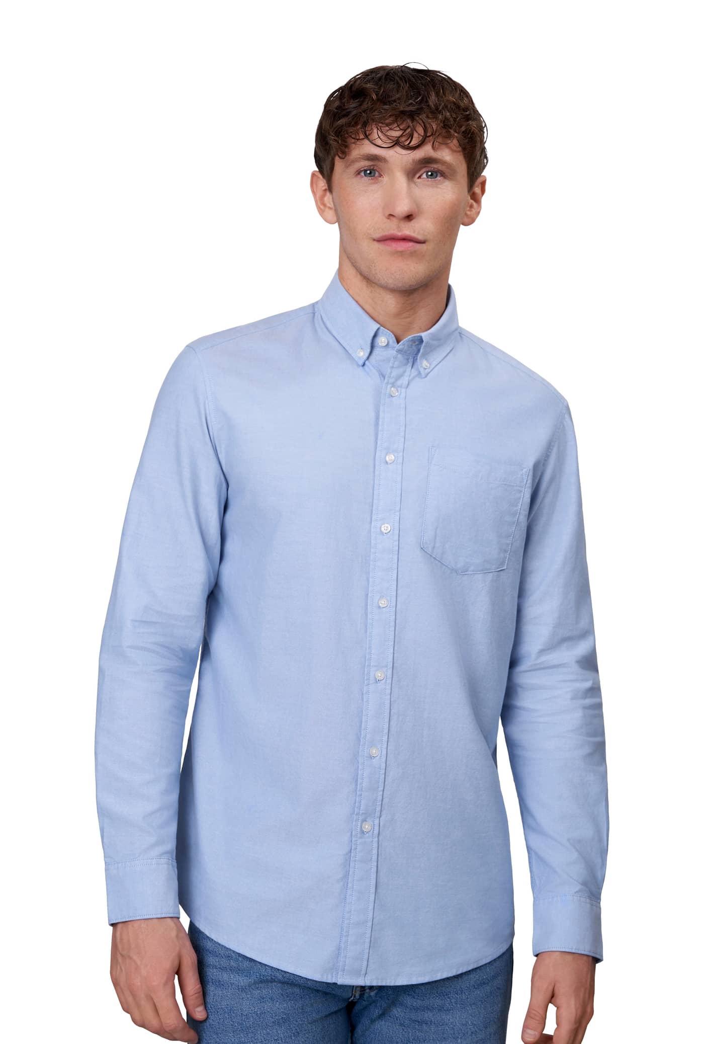 Seven Seas modernes Oxford Herren Hemd