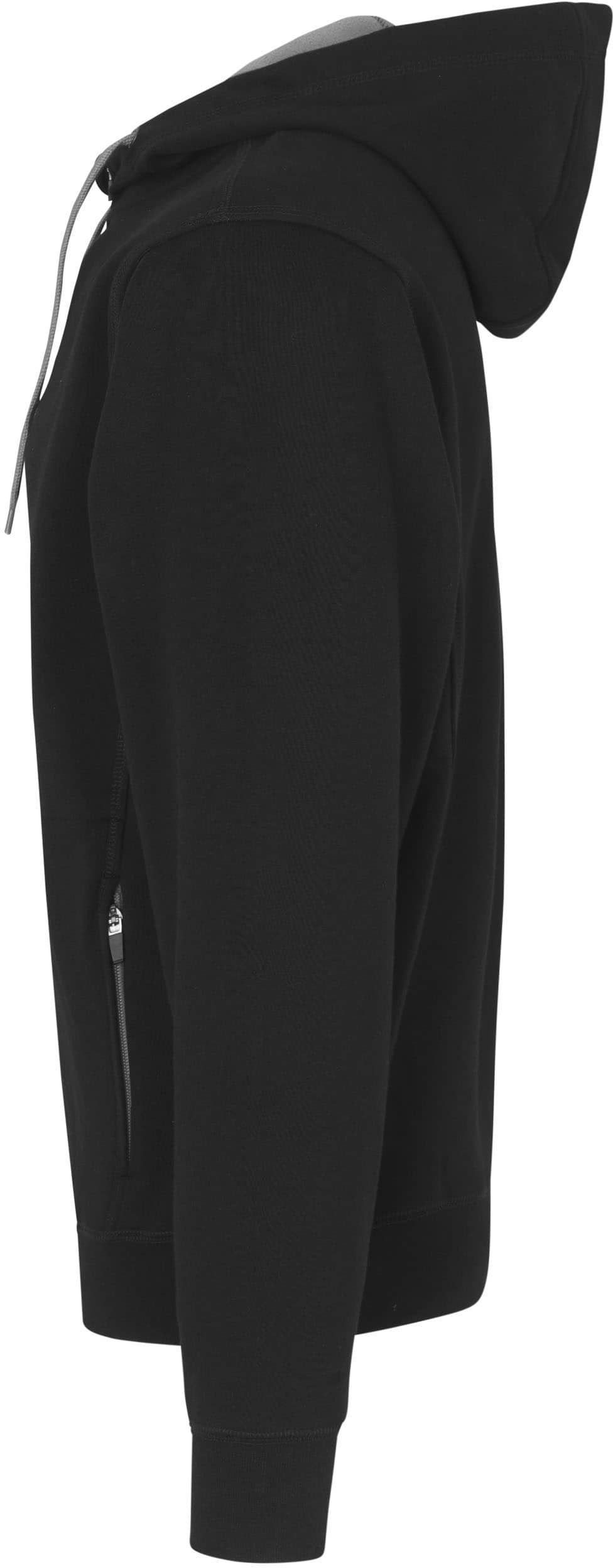 Eingefasste Kapuzensweatjacke