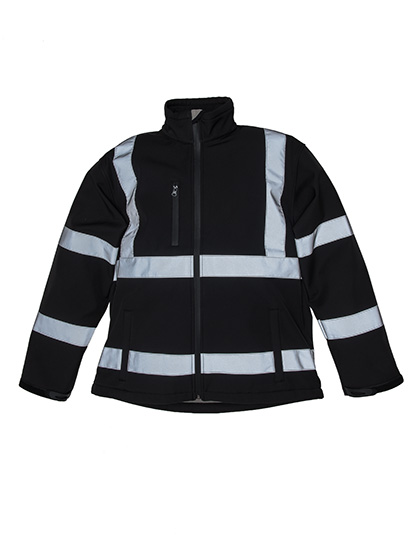 Hi-Vis 2 Bands & Braces Softshell Jacket