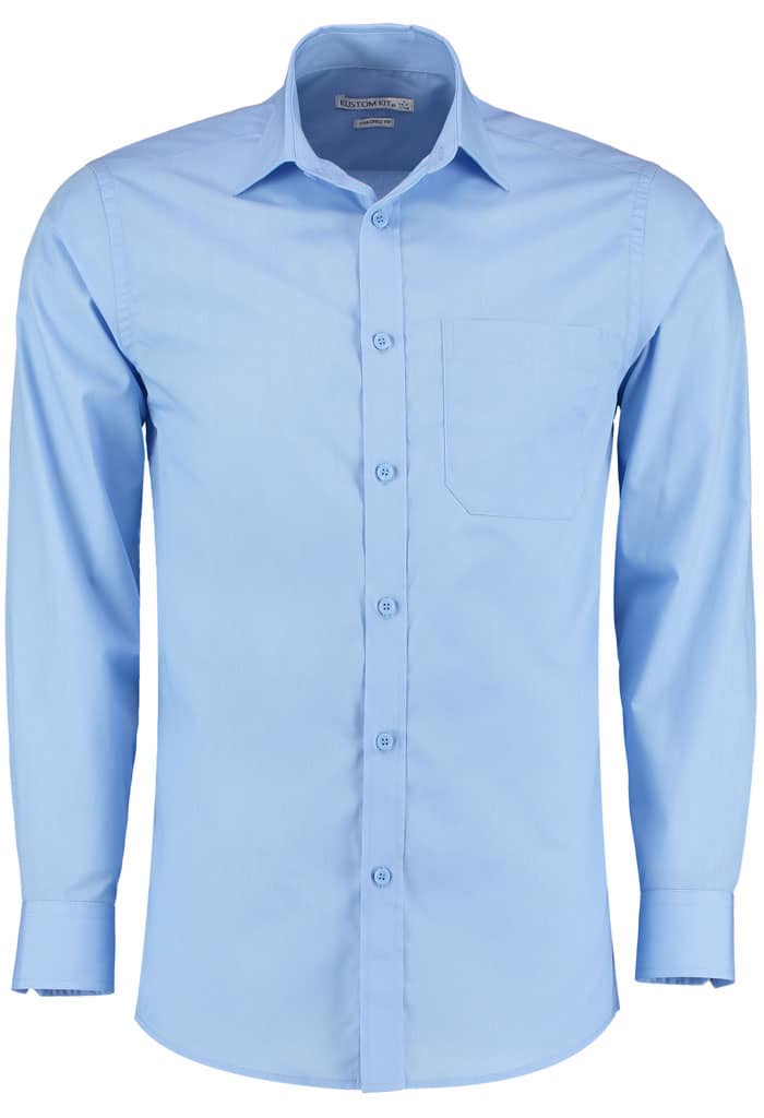 Men´s Tailored Fit Poplin Shirt Long Sleeve