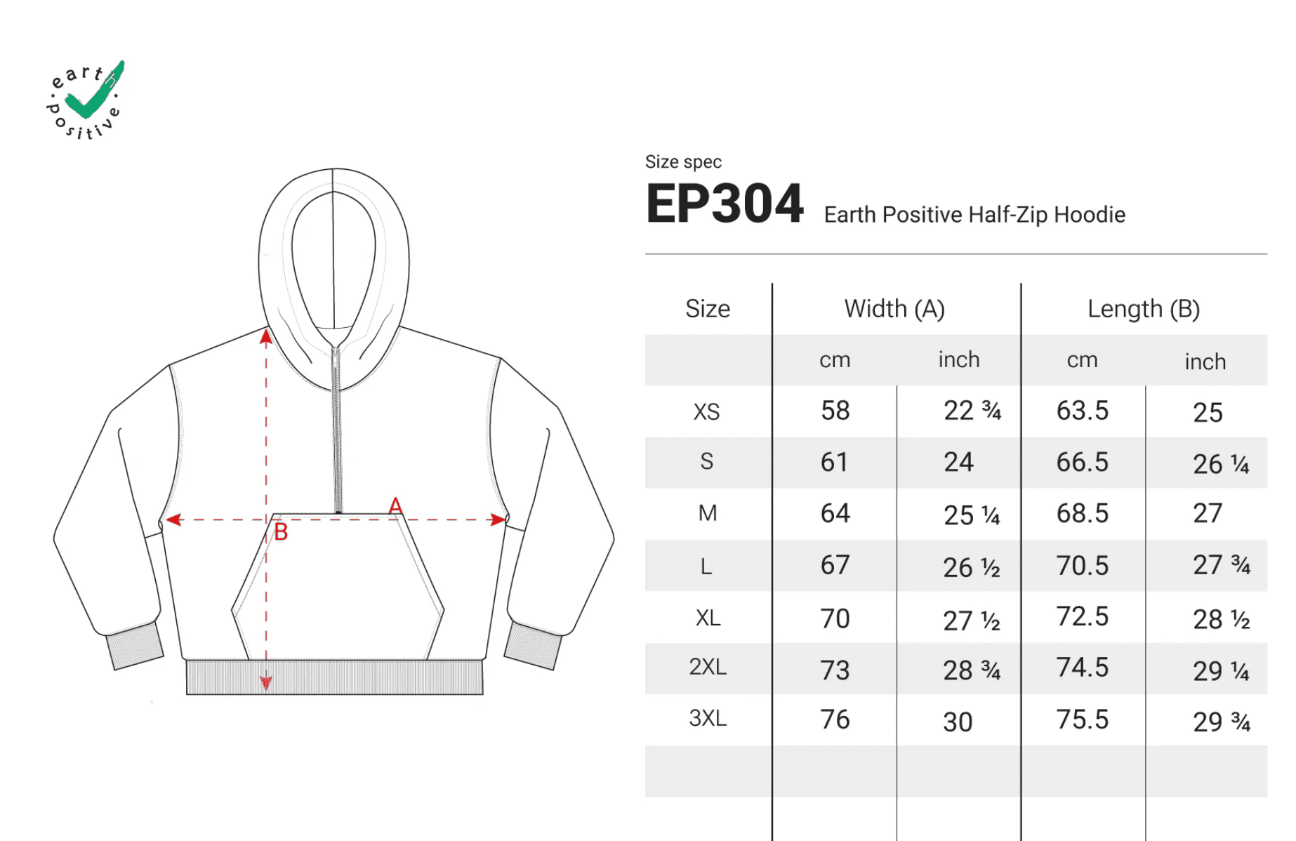 Half Zip Hoodie