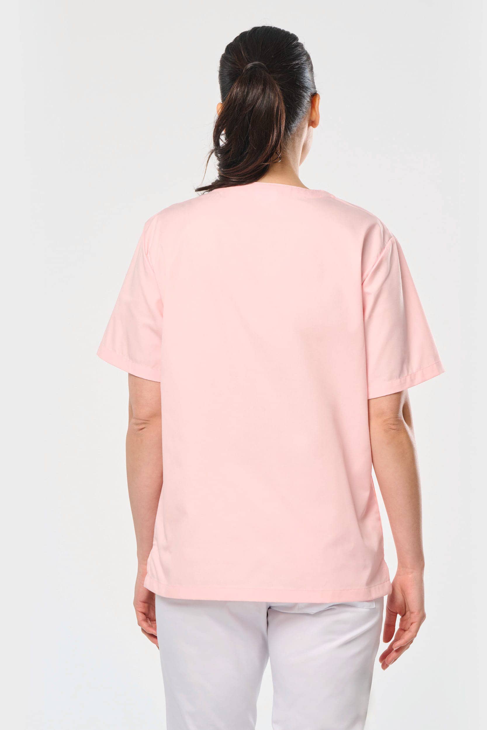 Kurzärmlige Unisex-Tunika aus Baumwollpolyester