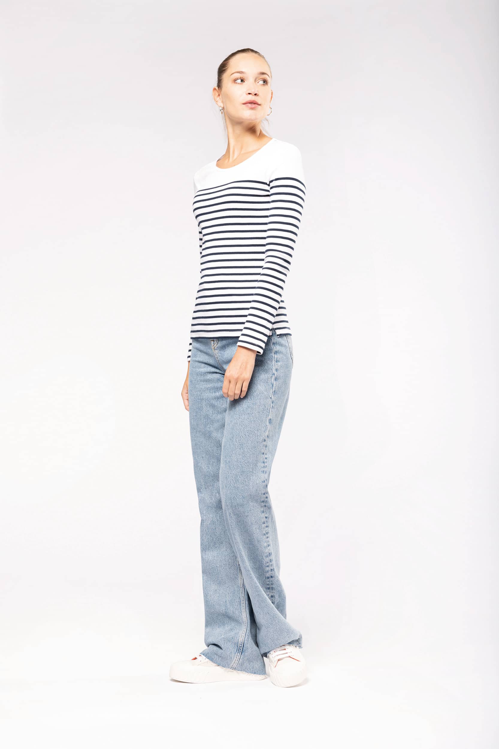 Damen-Marineshirt Langarm