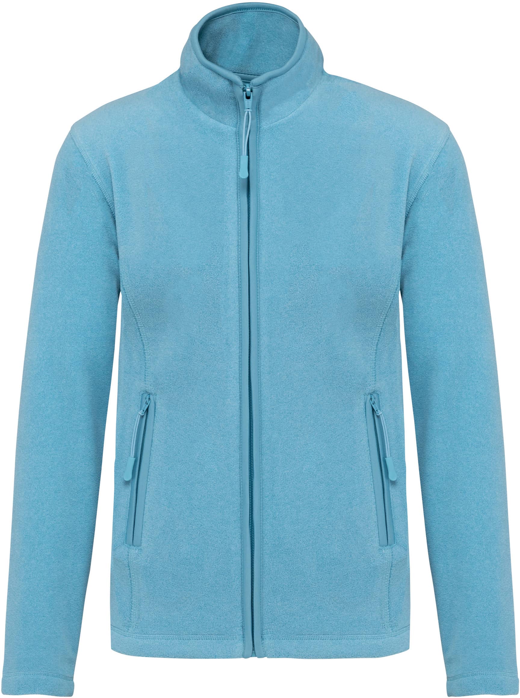 Mikrofleece-Jacke mit Reißverschluss für Damen