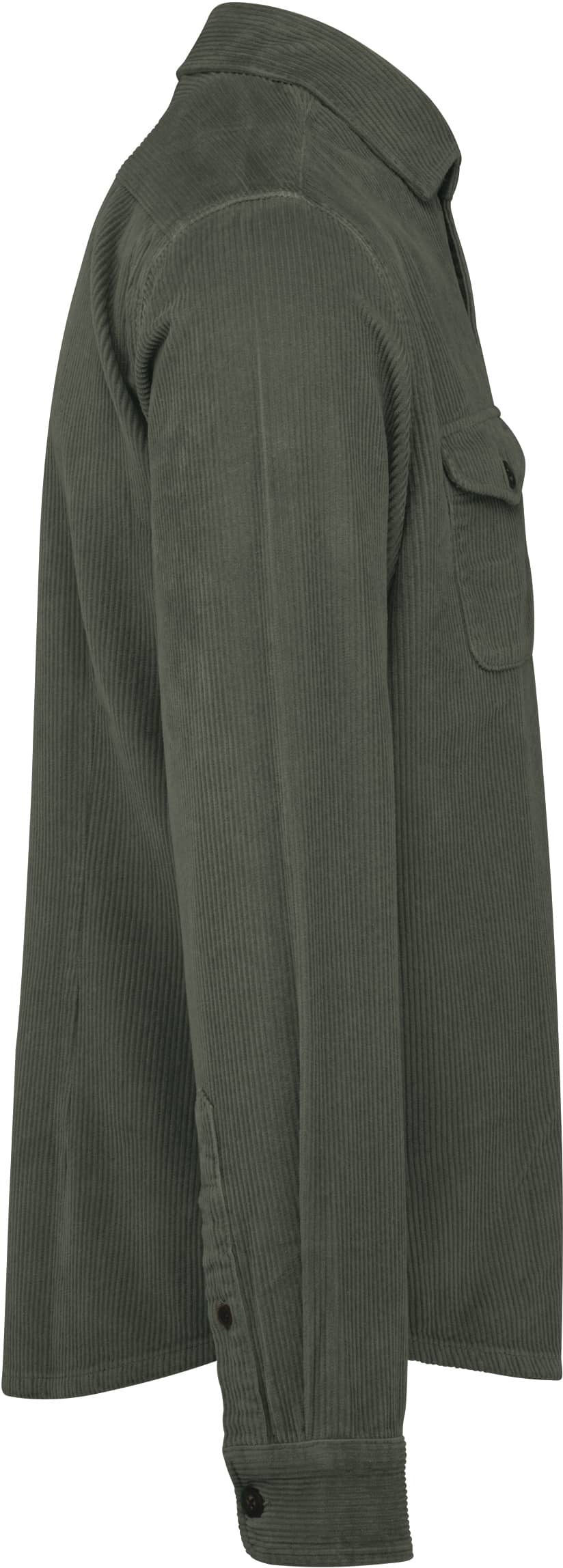 Umweltfreundliche ausgewaschene Herren-Hemdjacke aus Kord