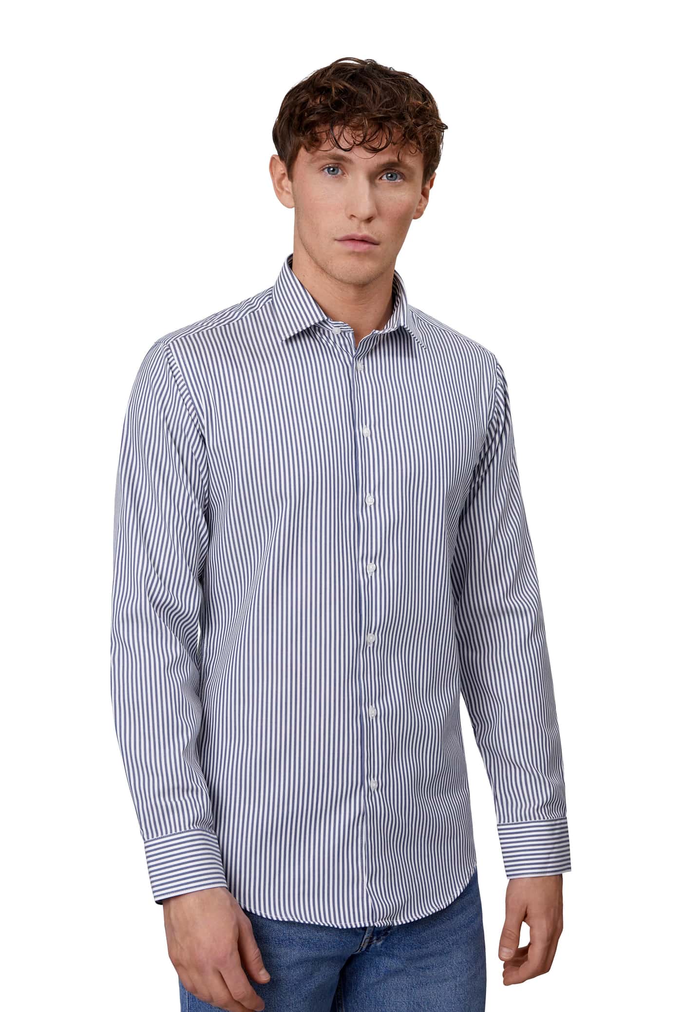 Seven Seas Slim Fit Fine Twill Cadet Herren Hemd