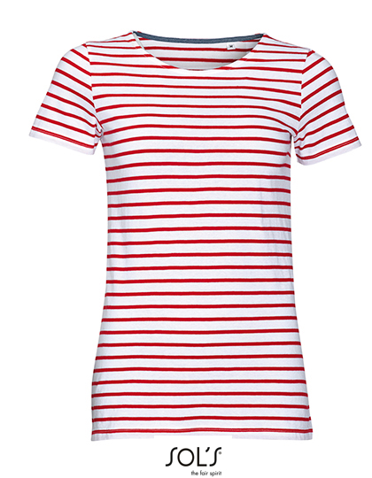 Women´s Round Neck Striped T-Shirt Miles