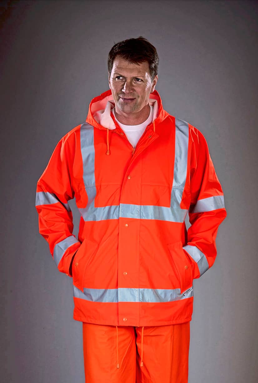 Hi-Vis Soft Flex Breathable Rain Jacket