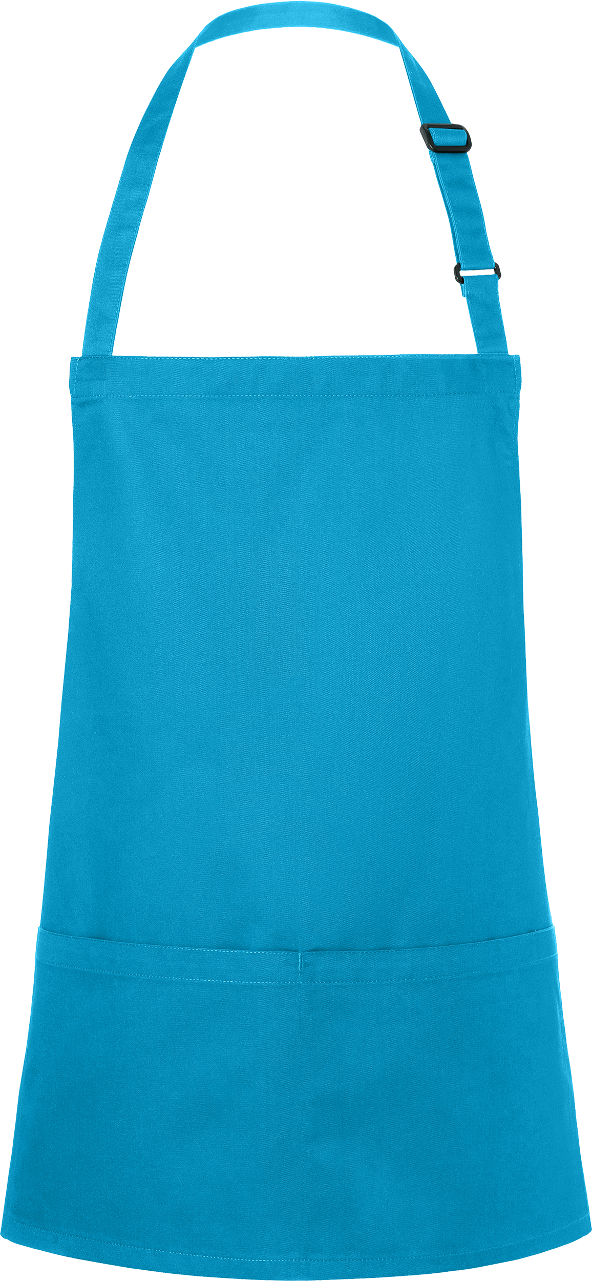 Kurze Latzschürze Basic mit Schnalle und Tasche
