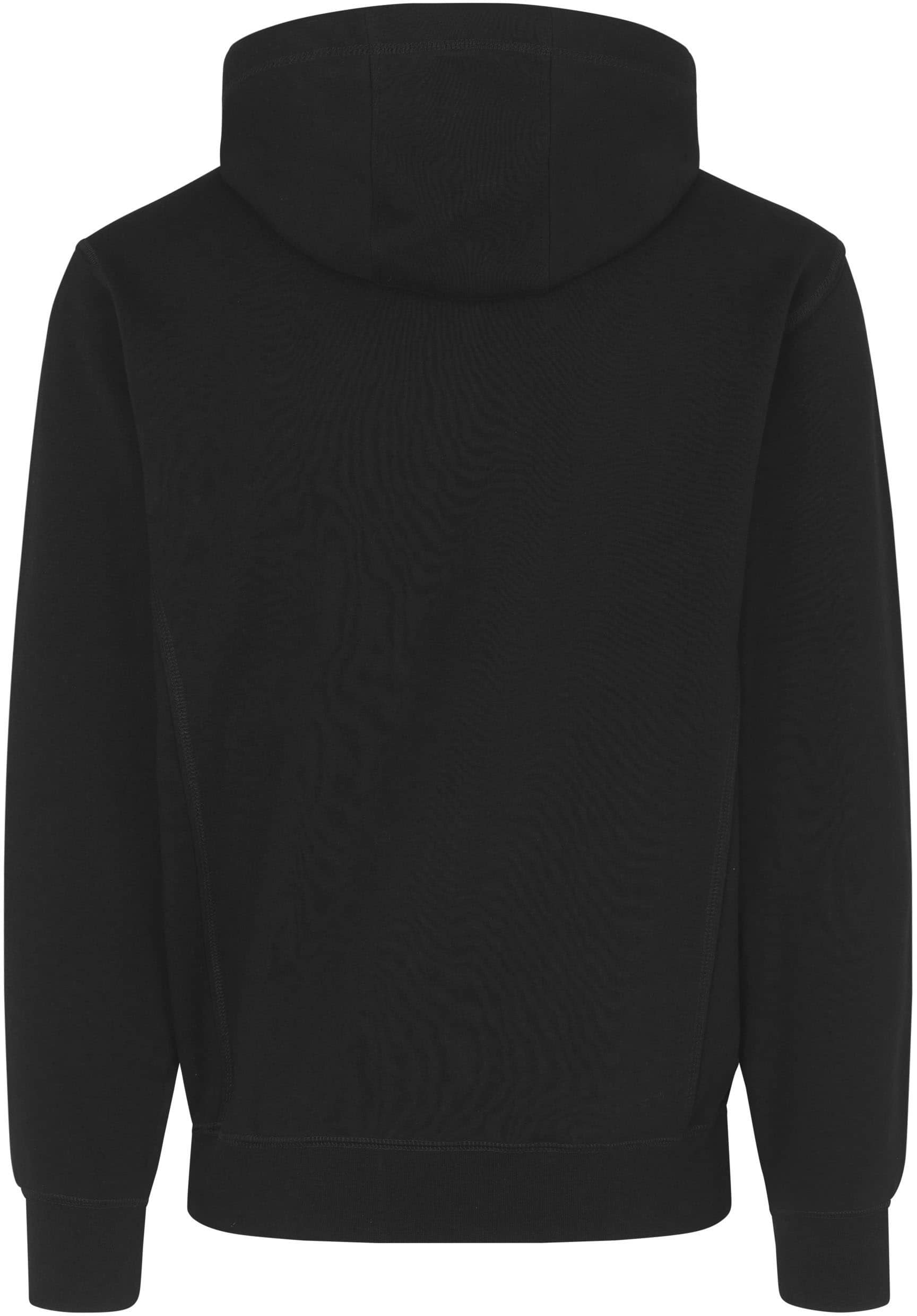 Eingefasste Kapuzensweatjacke