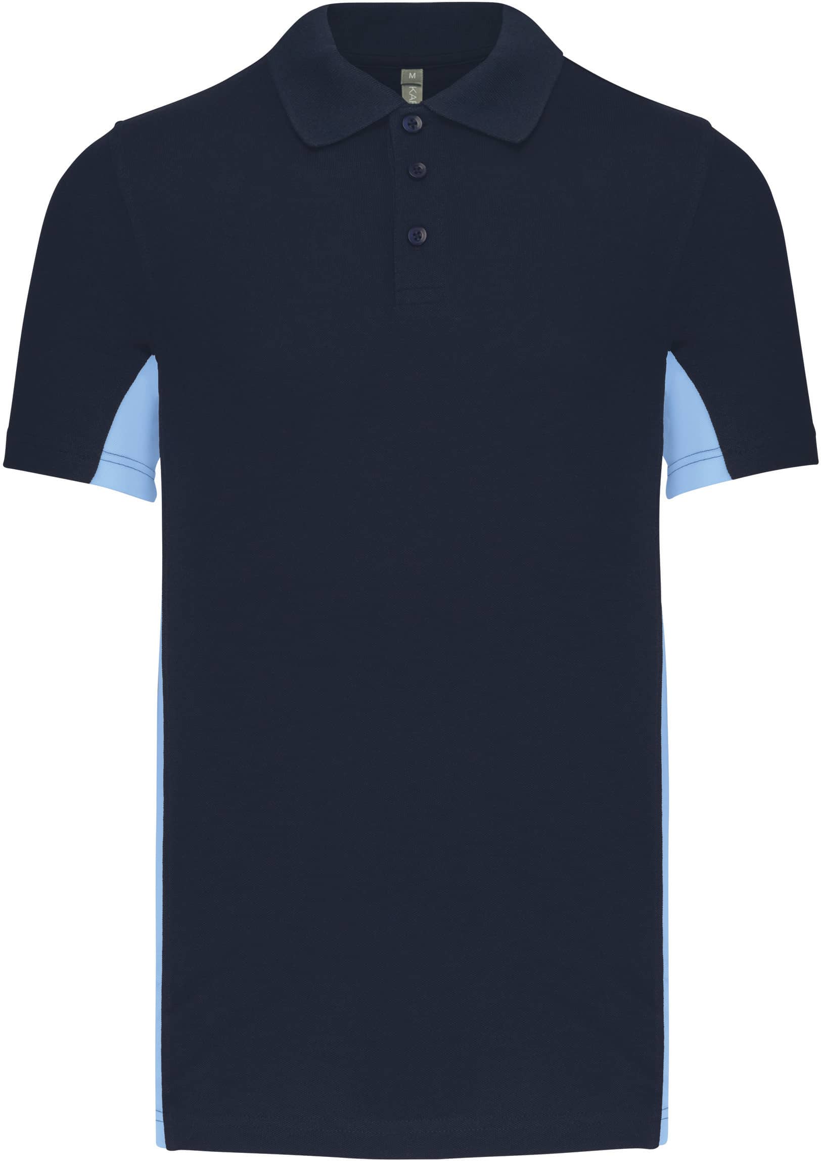 Flag  - Poloshirt Bicolor Kurzarm