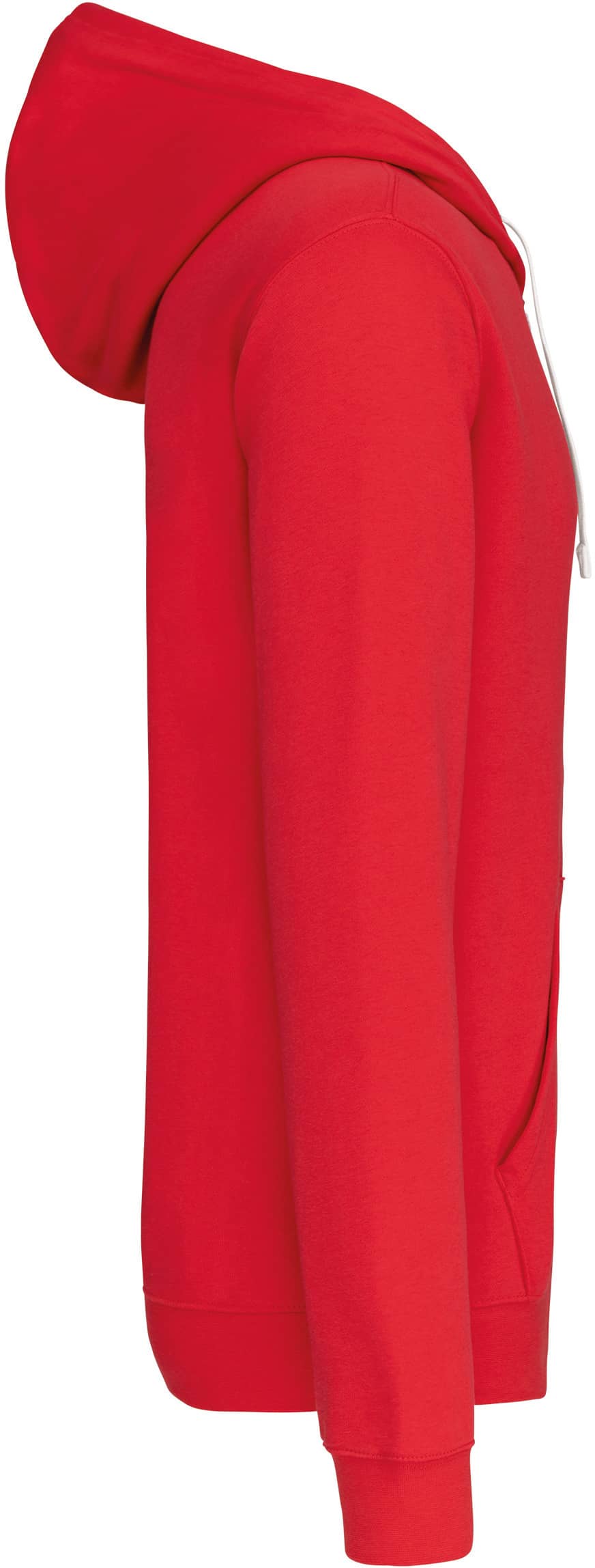 Herren-Kapuzensweatshirt Bicolor mit Reißverschluss