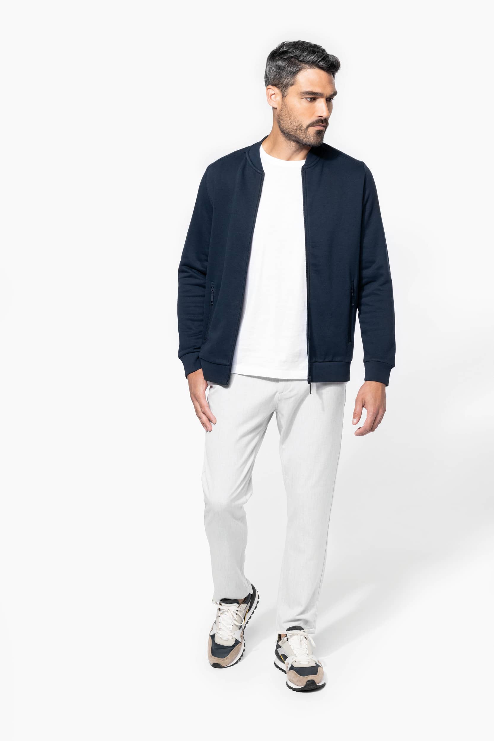 Sweatjacke mit Reißverschluss / Zipper