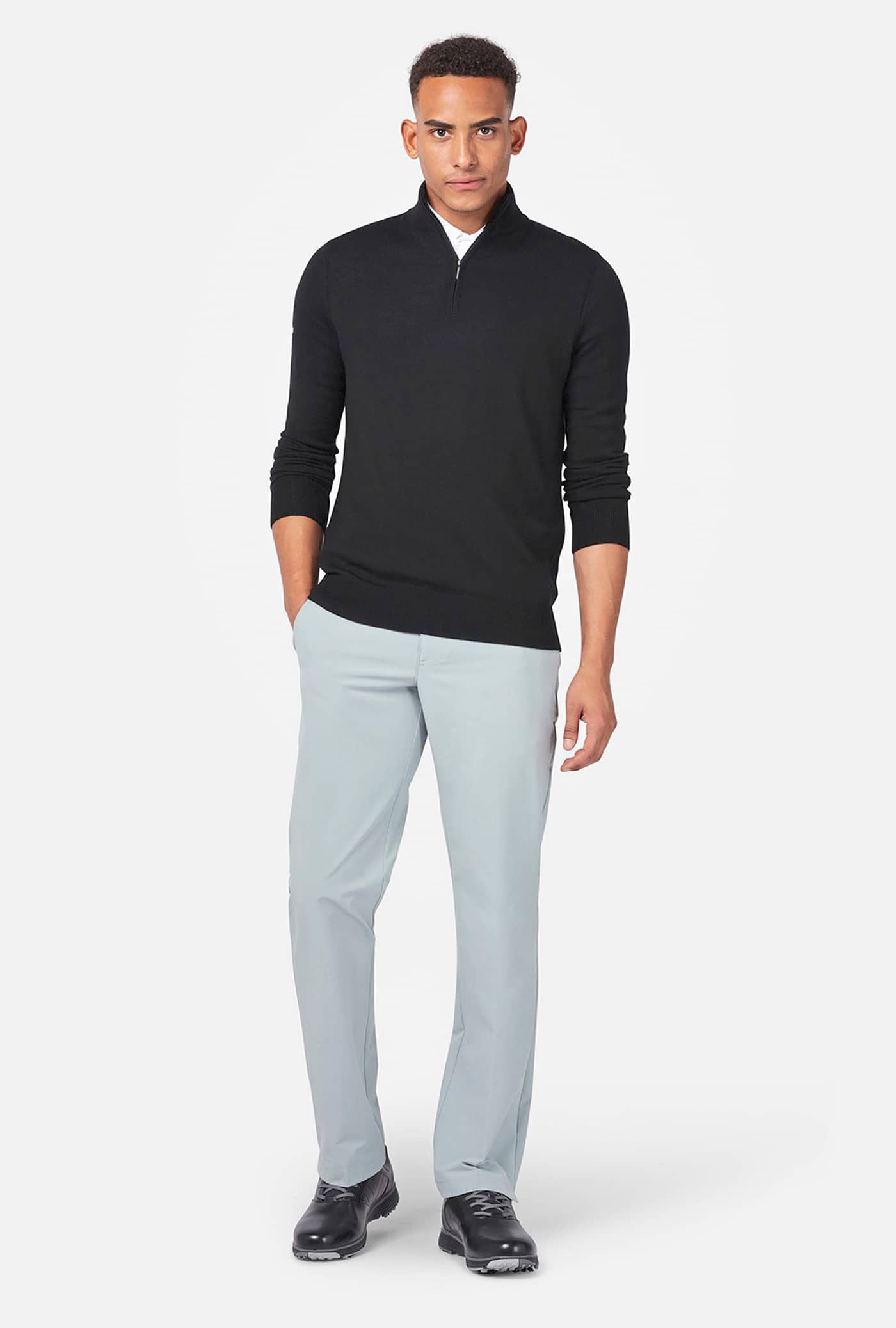 Men´s 1/4 Zipped Merino Sweater