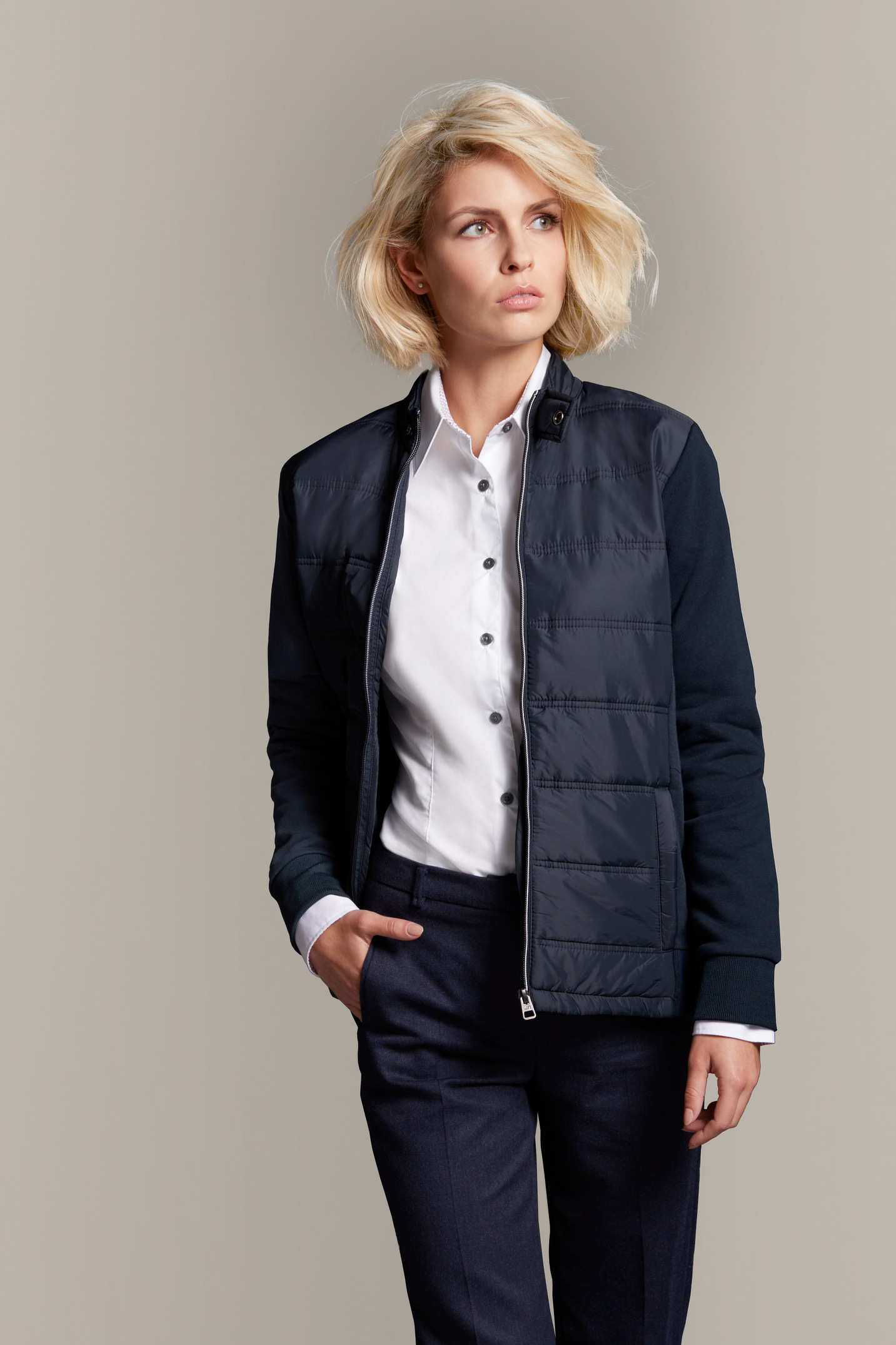 Ladies´ Hybrid Sweat Jacket