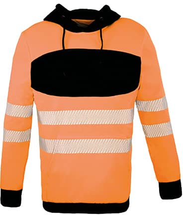 EOS Hi-Vis Workwear Hoody With Printing Area