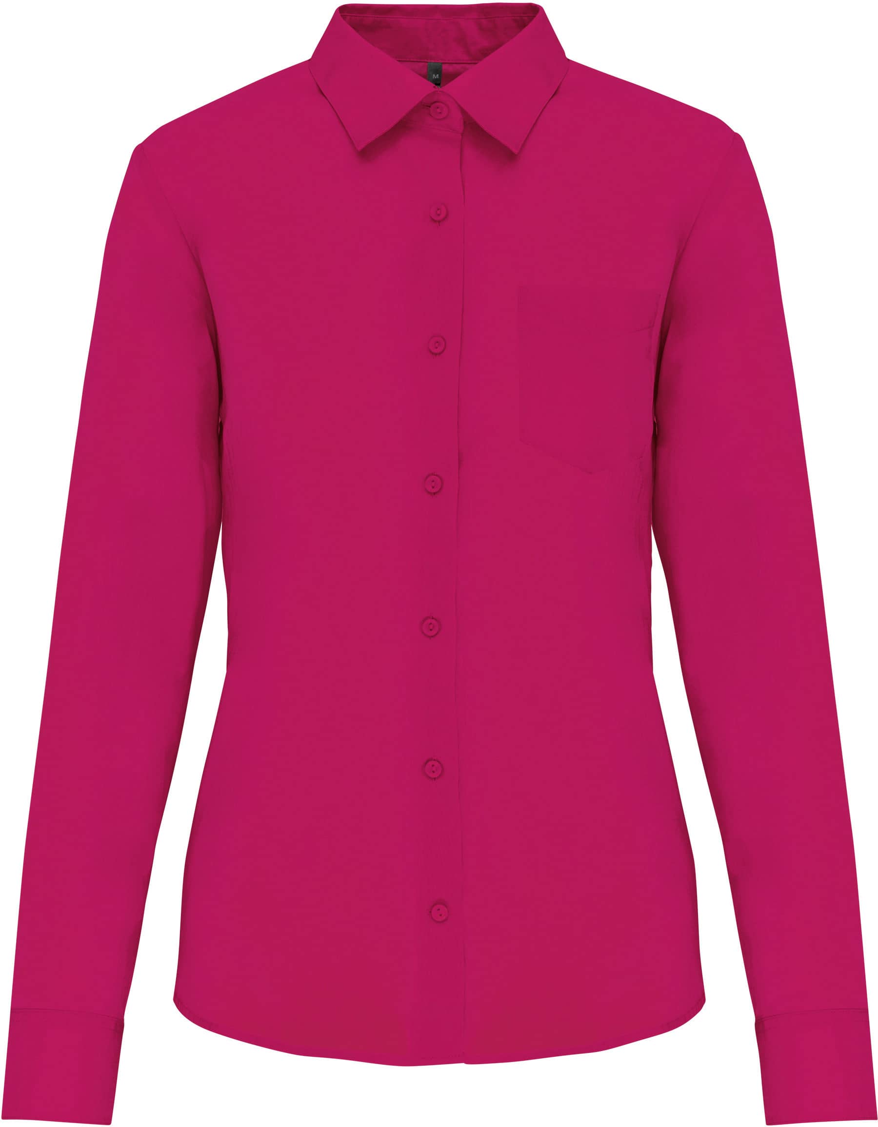 Popeline-Hemd Baumwollpolyester pflegeleicht für Damen