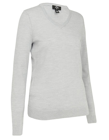 Ladies V-Neck Merino Sweater