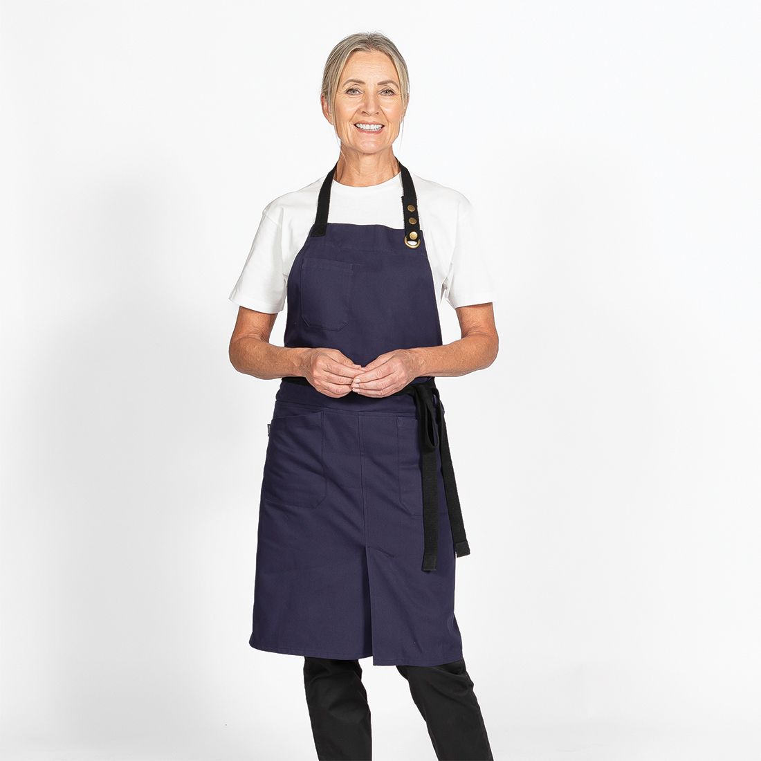Canvas Apron with Brass Eyelets