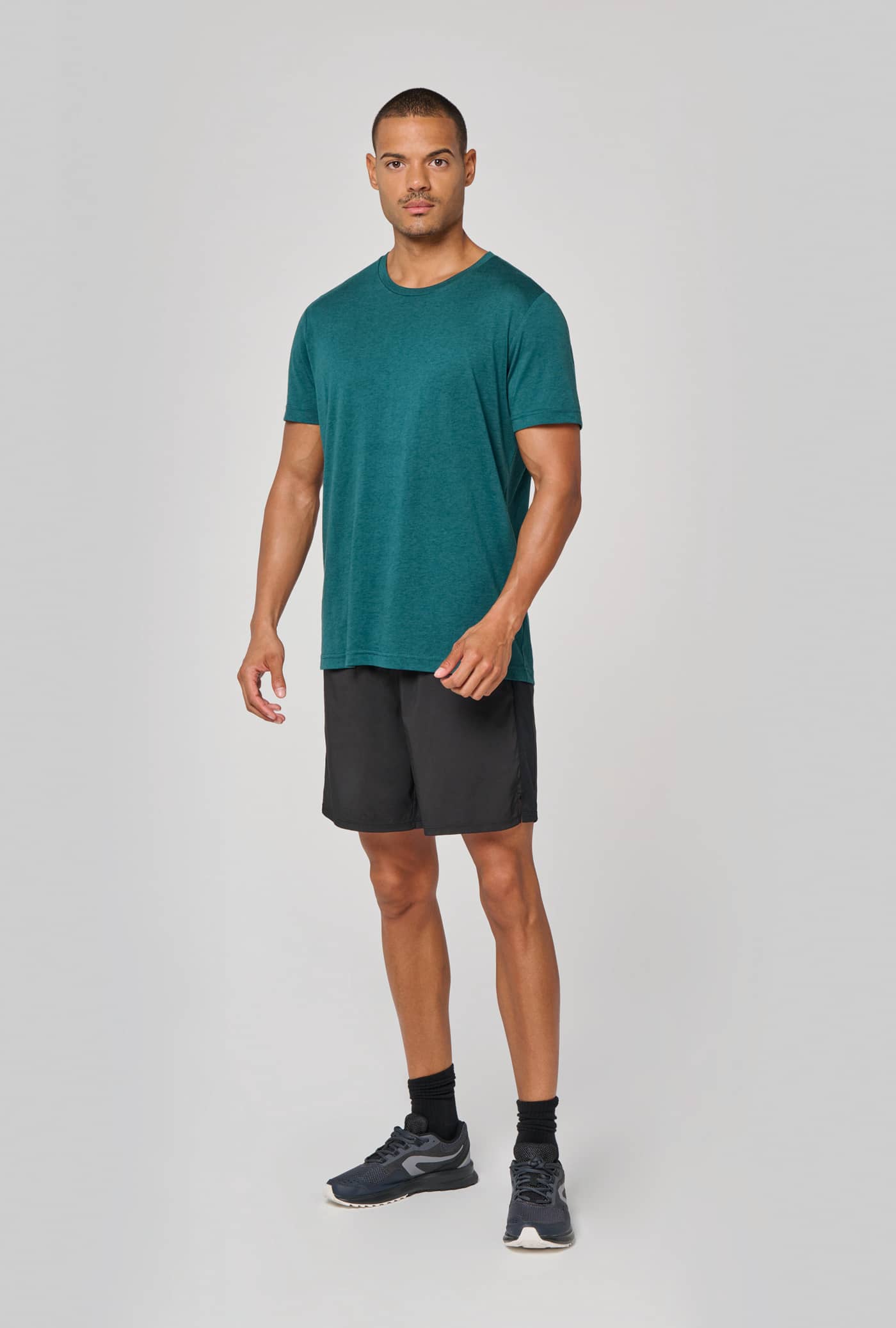 Umweltfreundliche 2-in-1-Shorts mit integrierter Untershort für Herren