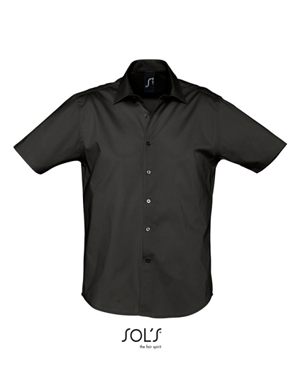 Men´s Stretch-Shirt Broadway Short Sleeve